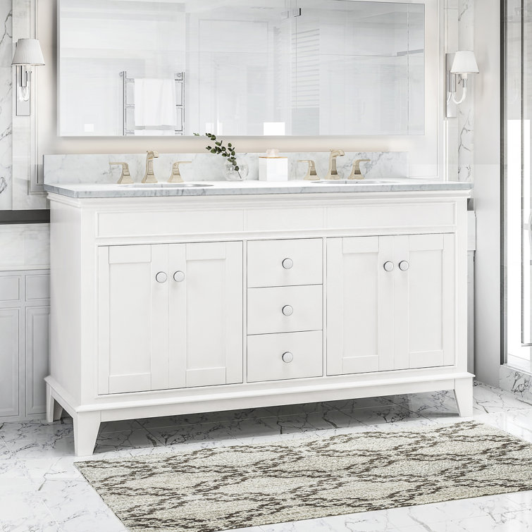 Charlton Home® Larosa 61" Double Bathroom Vanity Set Wayfair
